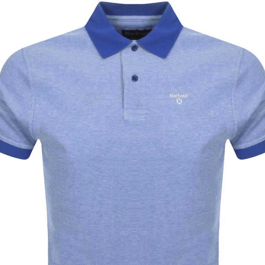 Barbour Sports Polo T Shirt Blue Mainline Menswear Canada